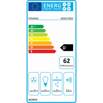 Pyramis Απορροφητήρας Συρόμενος Essential 60cm Inox (065017002)